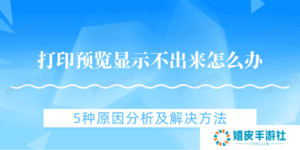 打印预览显示不出来怎么办 5种原因分析及解决方法