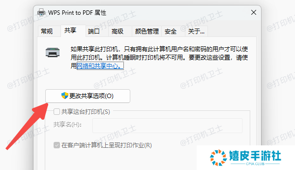 设置打印机共享