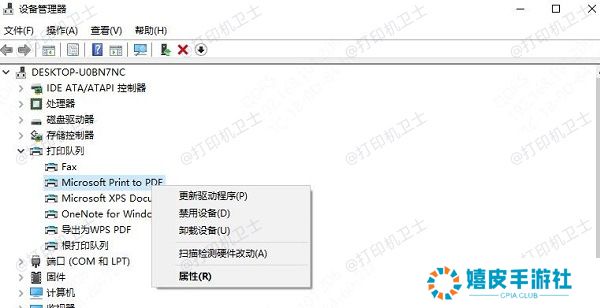 检查打印机驱动程序