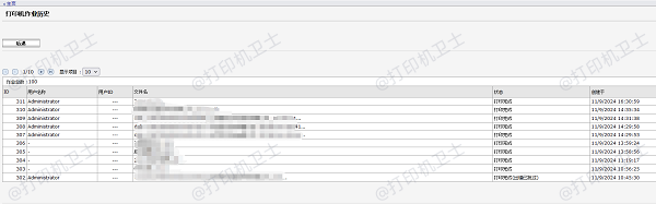 通过打印机自身管理界面查看（适用于网络打印机）