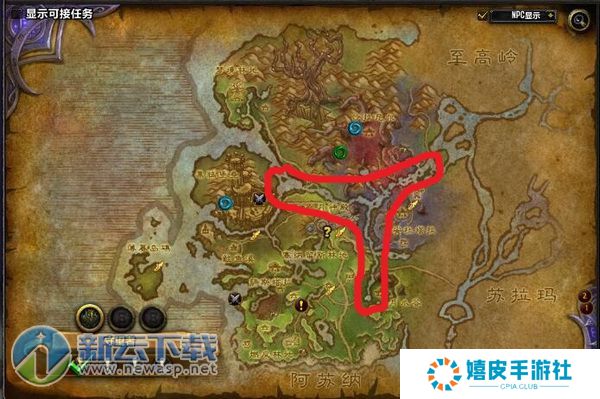 魔兽世界7.0钓鱼点位置分布图 稀有鱼分布大全
