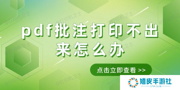 pdf批注打印不出来怎么办 pdf批注打印不出来怎么办
