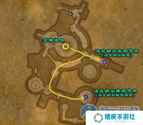 魔兽世界7.0全力以赴任务 月落魔网节点方位图 亮晶晶成就