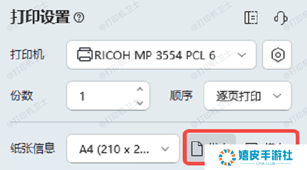 检查打印机设置