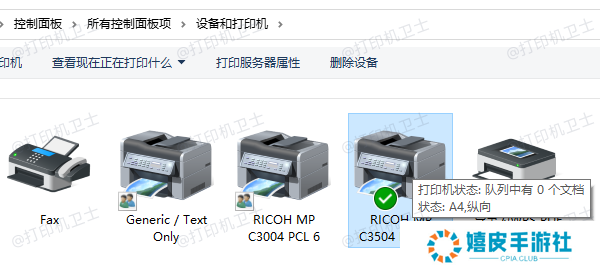 检查打印机状态
