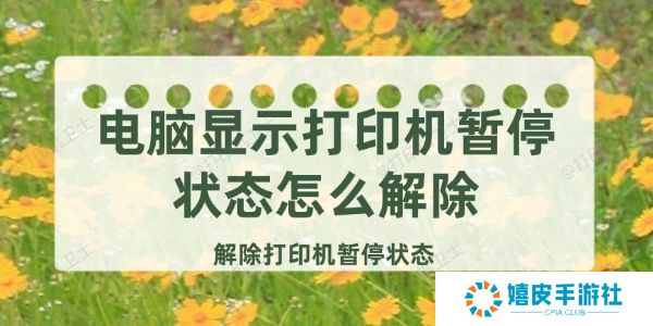 电脑显示打印机暂停状态怎么解除